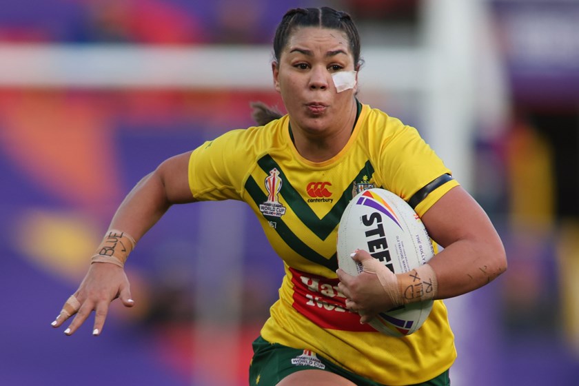 Kennedy Cherrington played six Tests for Australia since her debut at the World Cup in 2022.