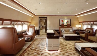 Photos: inside Trump’s new Air Force One 747