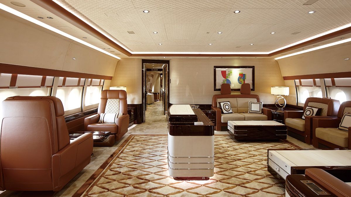 Photos: inside Trump’s new Air Force One 747