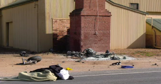 A  43‑year‑old Nangkita man riding the bike died at the scene of a crash at Langhorne Creek.