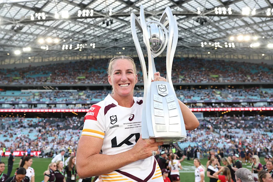 Pictured here, Brisbane Broncos NRLW legend Ali Brigginshaw.