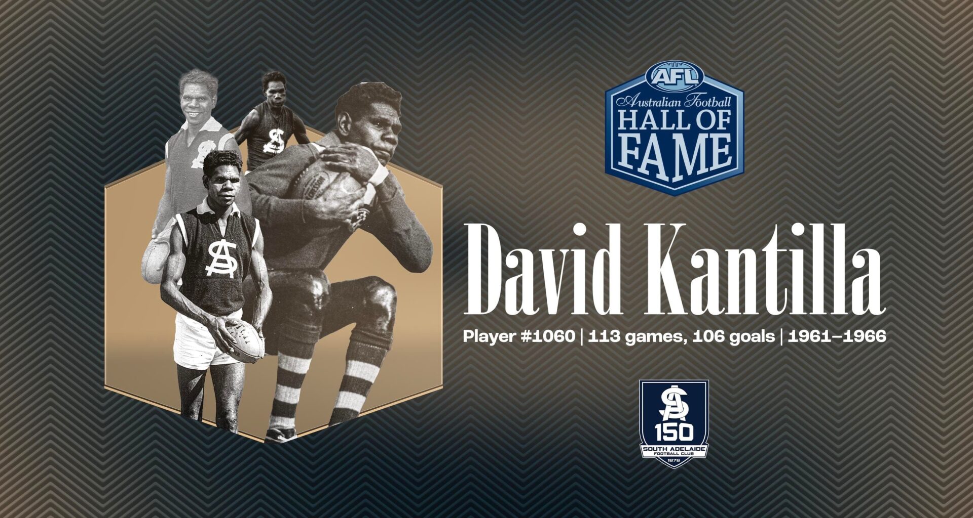 David Kantilla inducted to the Australian Football Hall of F