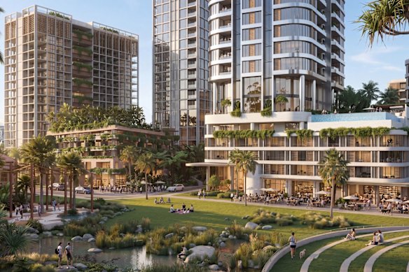 More than 4000 homes will be built on the 7.1-hectare riverfront industrial block, with about 1.2 hectares of public space.