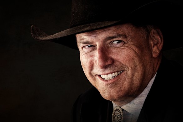 Cowboy Karl: The former television man has leant heavily on his Queenslander roots as he carves a new identity.