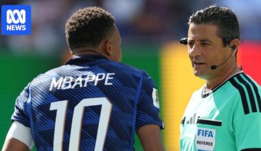 Kylian Mbappé denied penalty after 'nonsense' decision from A-League referee Alireza Faghani