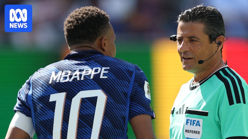 Kylian Mbappé denied penalty after 'nonsense' decision from A-League referee Alireza Faghani
