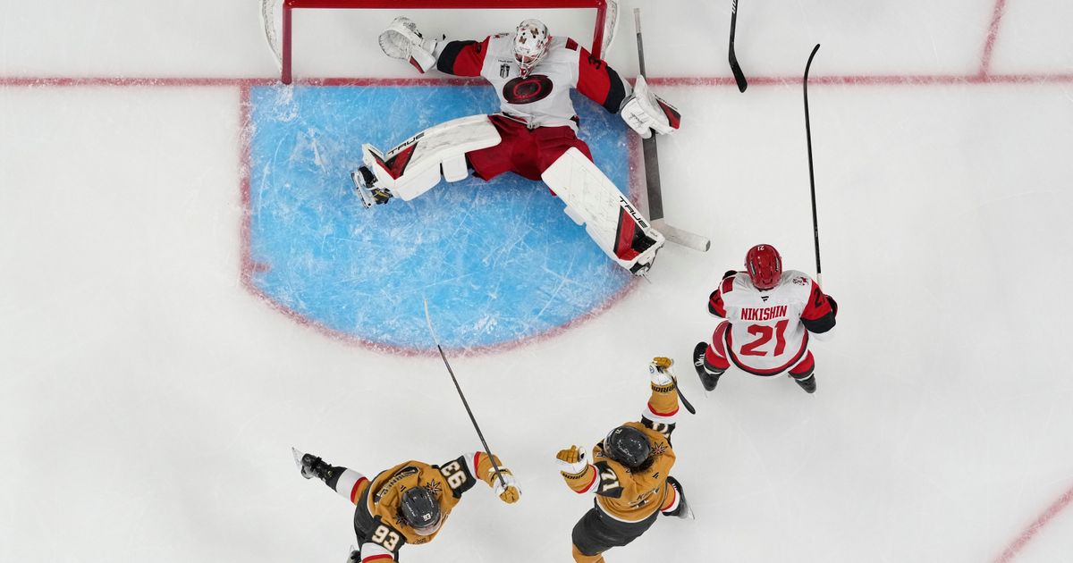 Andersen or Bussi? Canes face decision in net for Game 4 of Stanley Cup Final :: WRAL.com