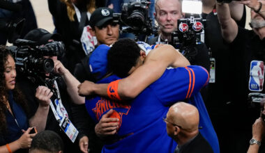 Knicks, up 2-0 in NBA Finals, say the job is far from over. And the Spurs aren't conceding anything