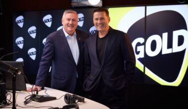 Karl Stefanovic and Eddie McGuire have joined forces for a brand new entertainment show with ARN. Picture: ARN