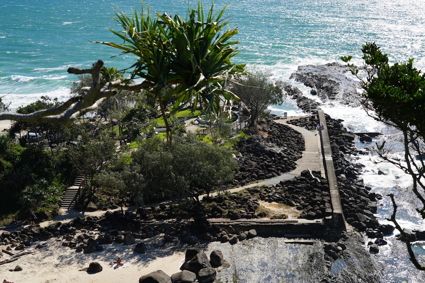 aerial view of Snapper Rocks in 2026