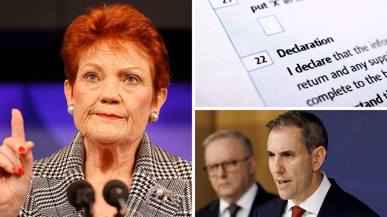 Pauline Hanson pushes income splitting to ease cost-of-living