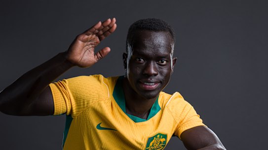 Australia’s Awer Mabil is happy to sit back and watch the youngsters who idolised him growing up, blossom at the World Cup.