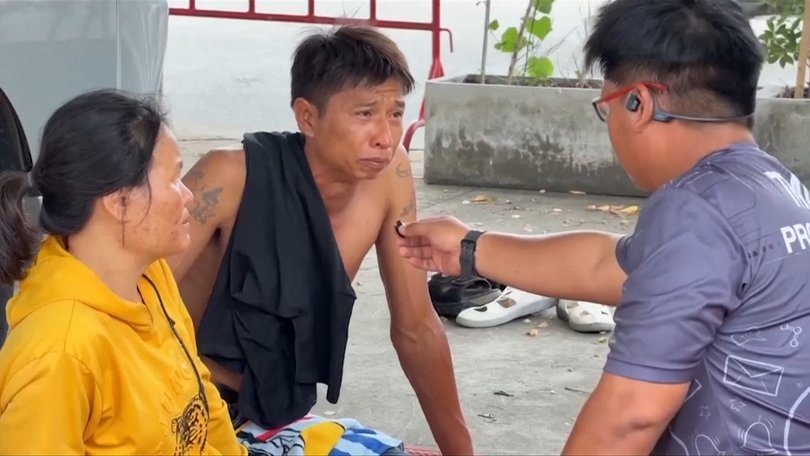Thongchai Donholma, the father of Tunchanok Donhomla, speaks about his grief. 