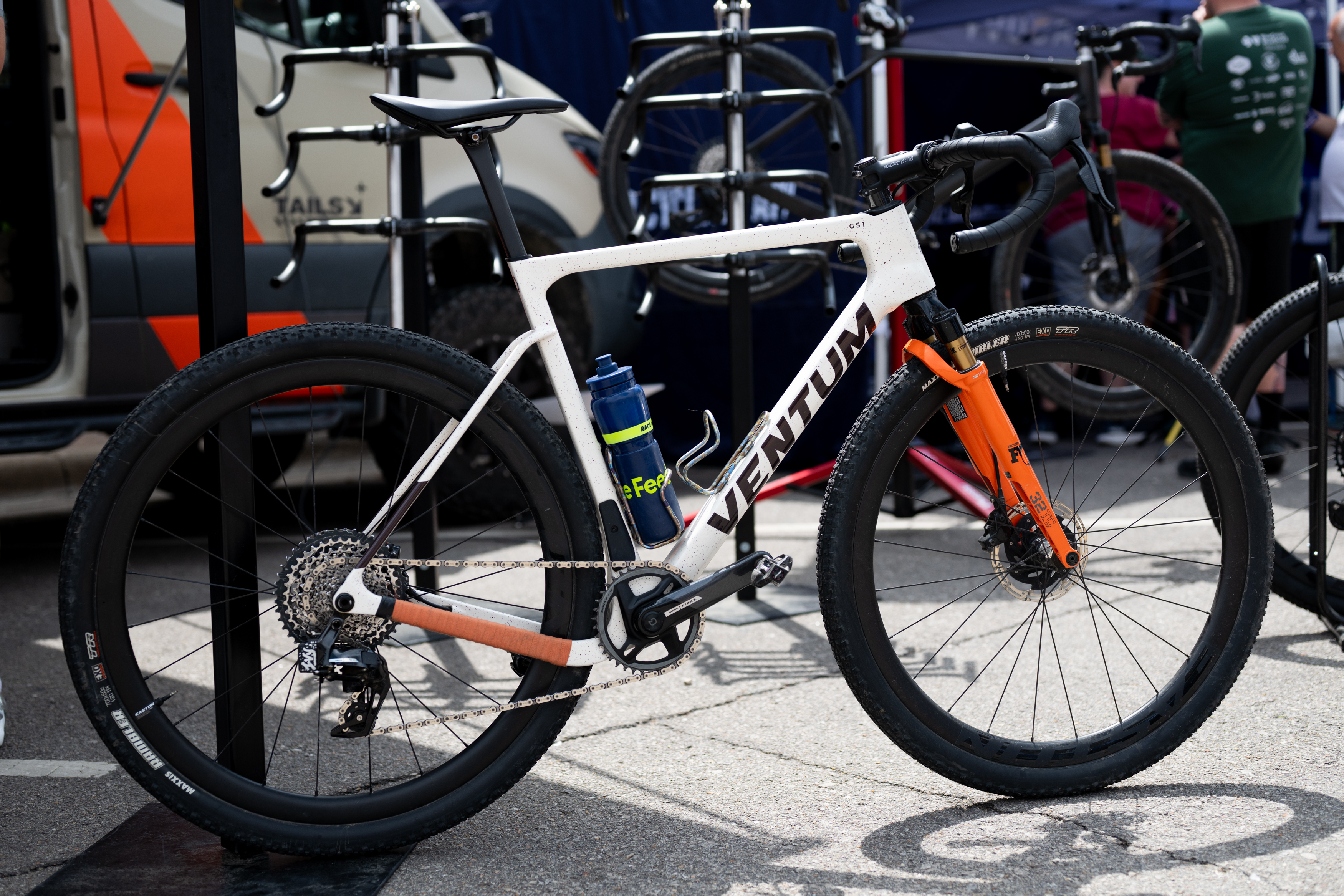 Photos of the tech found at the Unbound Gravel Expo