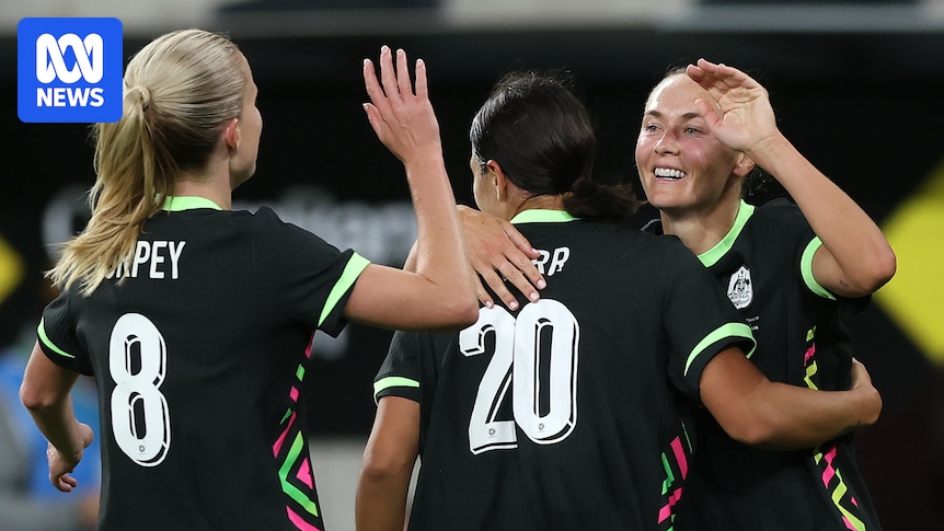 Matildas beat Mexico 3-1, Caitlin Foord scores in game 150 at Western Sydney Stadium