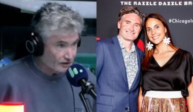 ‘Gonna get bashed’: Comedian Dave ‘Hughesy’ Hughes reveals price of political rants as he admits wife Holly ‘doesn’t like it’