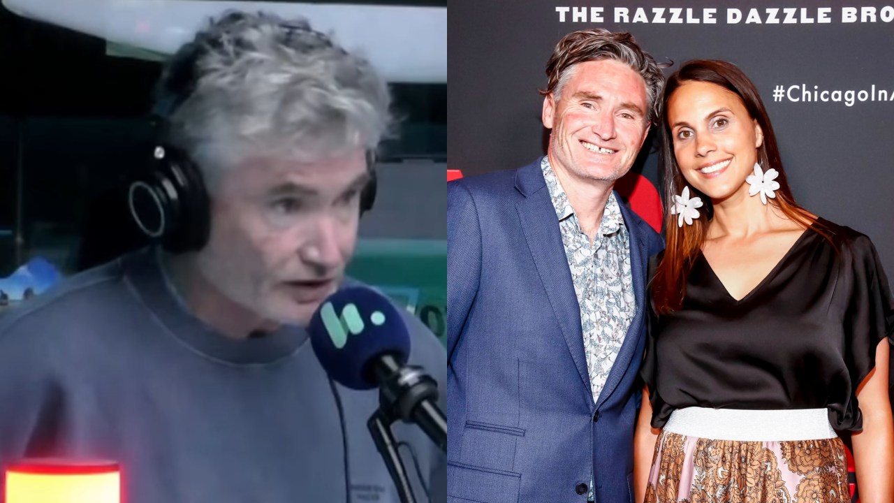 ‘Gonna get bashed’: Comedian Dave ‘Hughesy’ Hughes reveals price of political rants as he admits wife Holly ‘doesn’t like it’