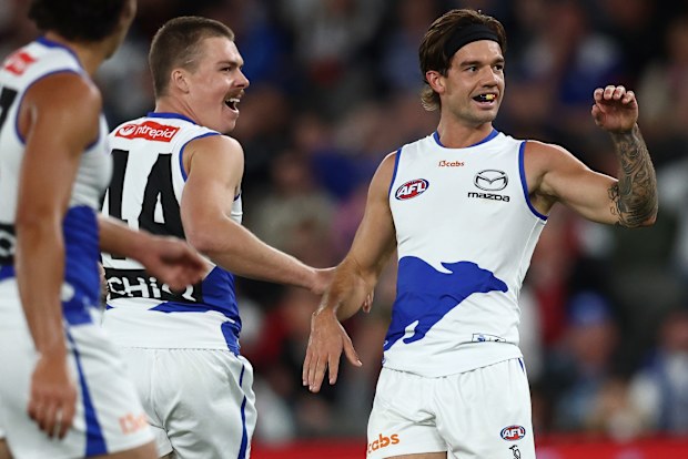 Jy Simpkin of North Melbourne.
