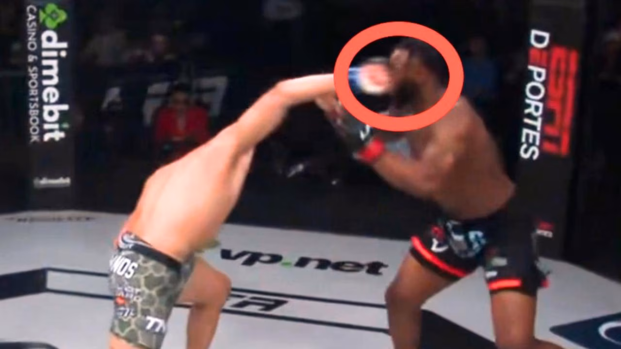 ‘Fastest KO ever’ in MMA fight as Jake Woodley destroys David Wright in four seconds