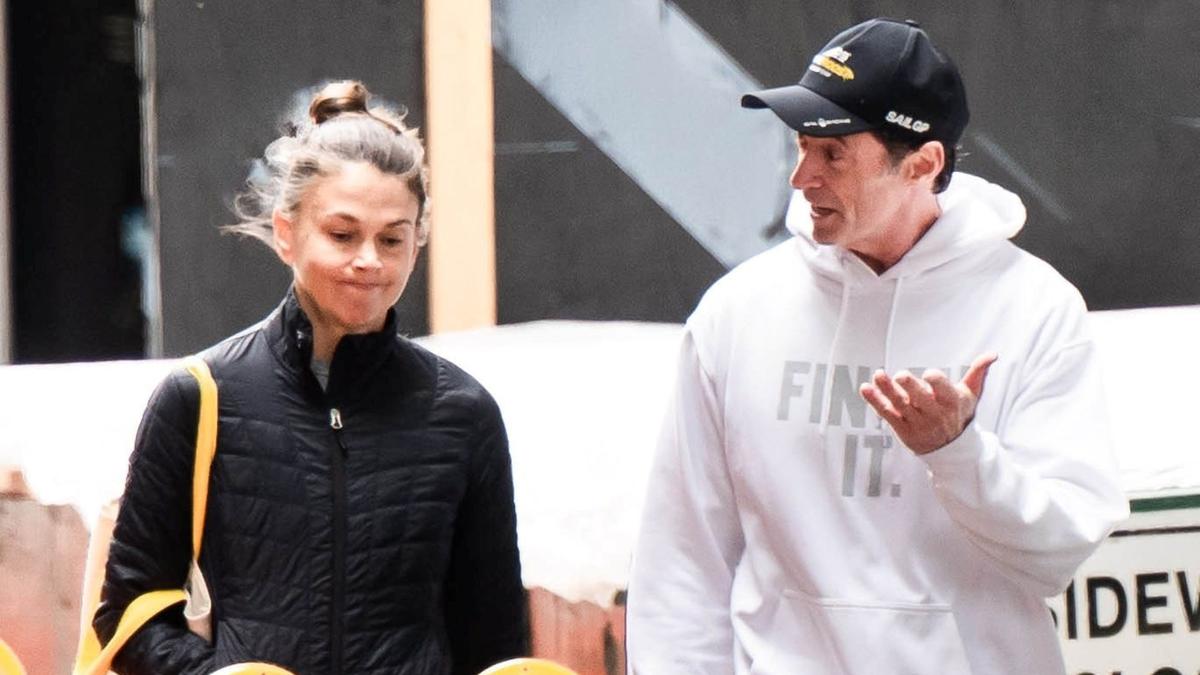 Hugh Jackman, Sutton Foster spotted ‘looking tense’ in New York as rumours swirl about Deborra-Lee Furness