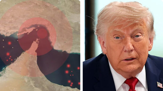 The Strait of Hormuz remains a headache for US President Donald Trump.