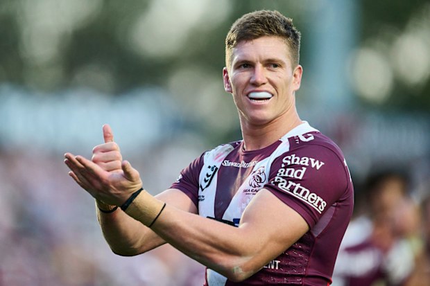 Reuben Garrick of the Manly Sea Eagles.