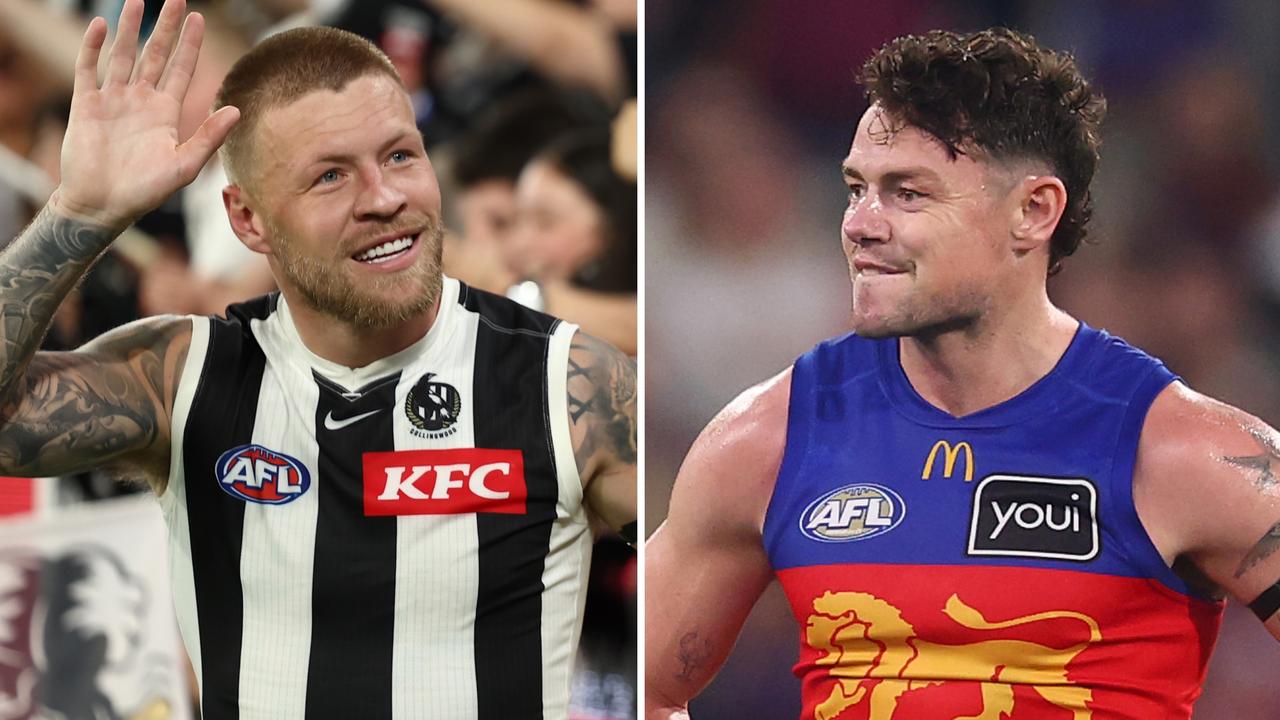 ‘Get on down’: Pie’s cheeky pitch to star; Brownlow medallist’s contract talks on hold — AFL Trade Whispers
