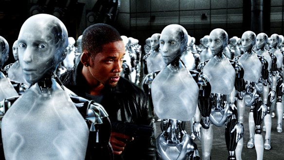 Will Smith in Alex Proyas’ 2004 sci-fi film I, Robot. 