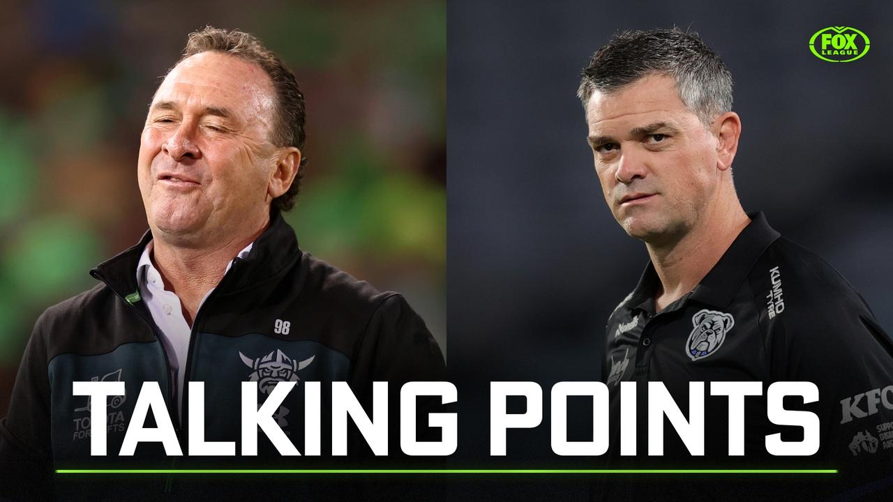 NRL 2026: Matty Johns’ theory on why Bulldogs switched Matt Burton and Stephen Crichton, Canberra Raiders form, Round 17 talking points and analysis