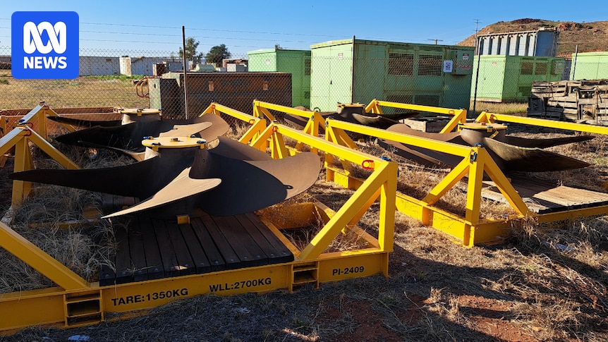 WA Police stumped by apparent heist of 8 tonnes of tugboat propellers