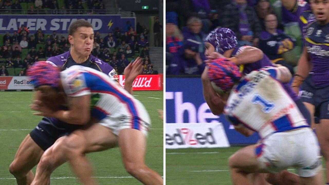 NRL 2026: Kalyn Ponga’s tackling technique slammed, shoulder charge, problem for Maroons, State of Origin, Storm v Knights, rugby league news