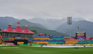 Rain showers delay the start of the first India-Afghanistan one-day cricket match