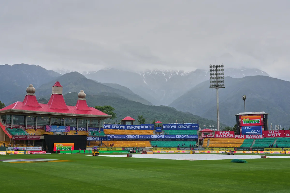 Rain showers delay the start of the first India-Afghanistan one-day cricket match