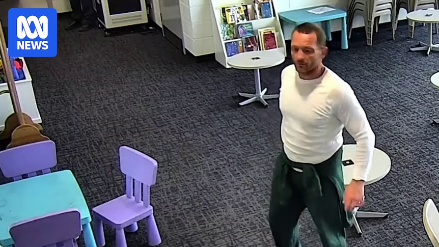 Man arrested at Melbourne Airport after prisoner absconds from brother's funeral in Keilor East