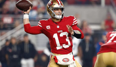 Brock Purdy led all NFL QBs in late-down efficiency in 2025