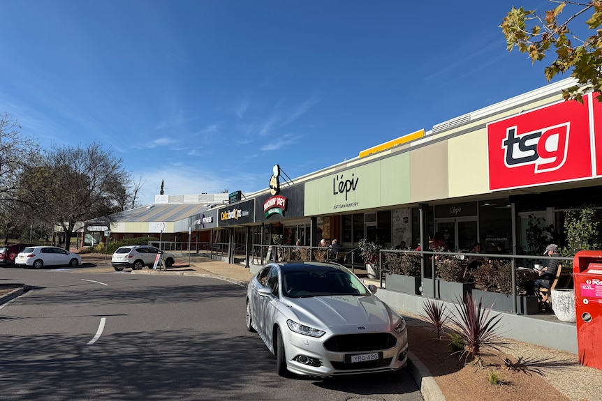 A row of shopfronts at a local shops.