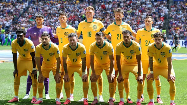 Tony Popovic's Socceroos starting XI against the USA.