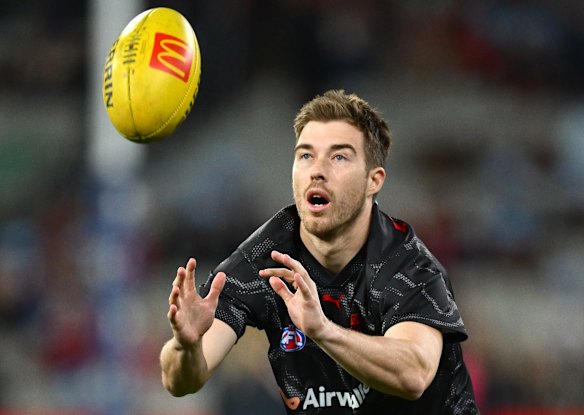 What’s up: Former Essendon captain Zach Merrett will have another decision to make at the end of the season.