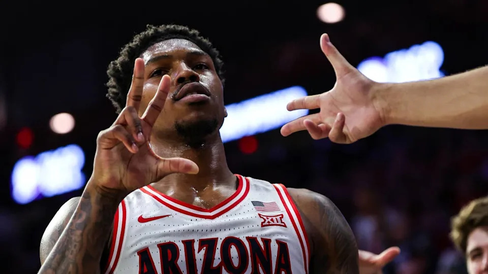 Caleb Love remains a difficult fantasy evaluation amid shifting draft expectations and projections.Aryanna Frank-Imagn Images