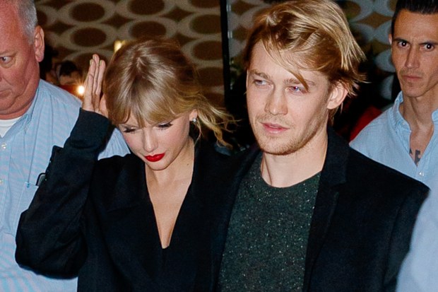 Taylor Swift and Joe Alwyn depart Zuma on October 06, 2019 in New York City.