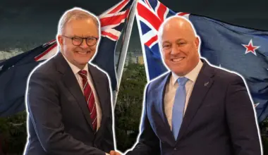 New Zealand PM's Olympic vision in Australia visit
