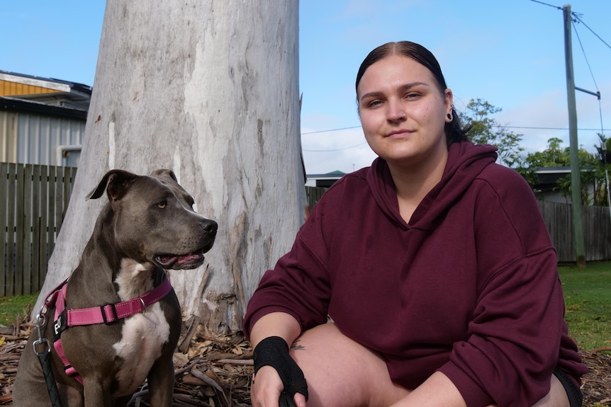 Madison Andersen and her dog Blu 1