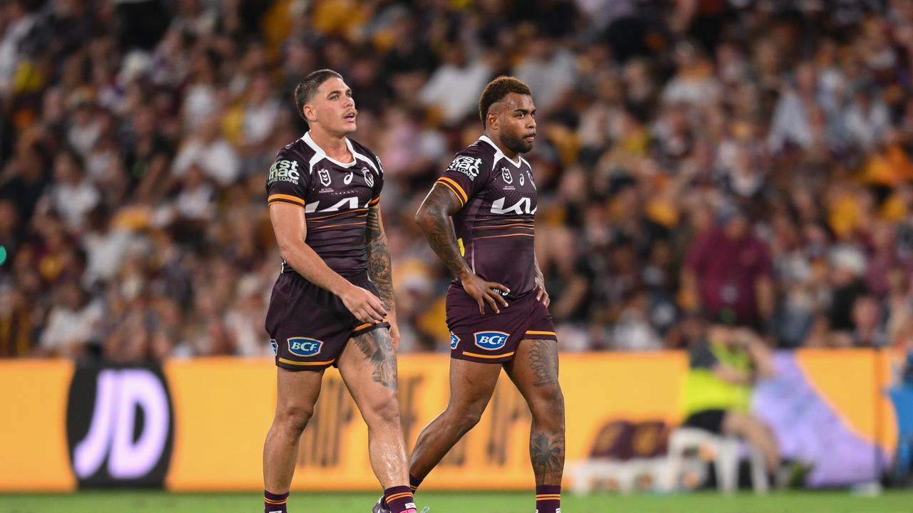 LIVE NRL: Broncos look to end four-game losing streak against Titans in Saturday showdown