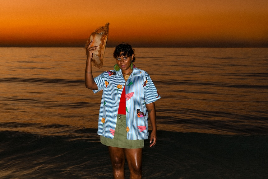 Molly Hunt in the Kimberley with a fish