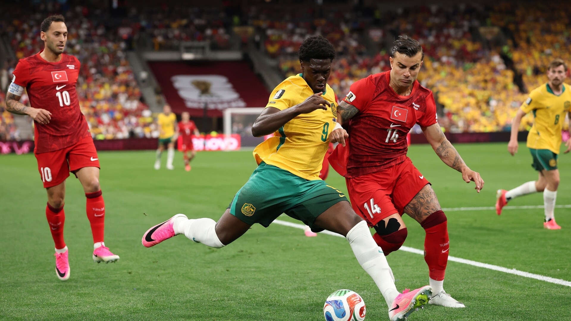 Socceroos win the first game of FIFA World Cup against Turkey
