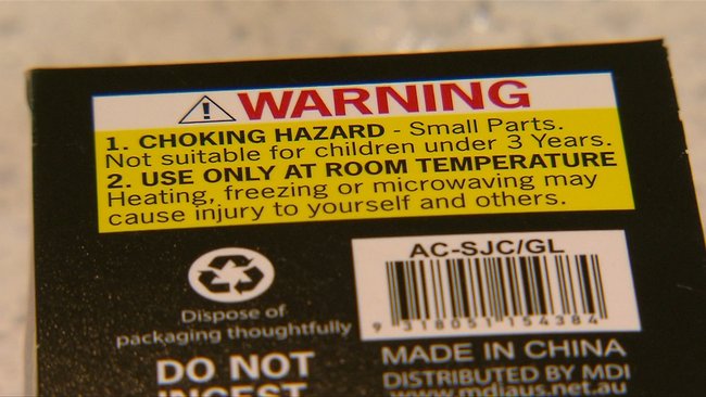 Not all squishy toys carry the same warnings, but some manufacturers specifically advise against heating, freezing or microwaving the products.