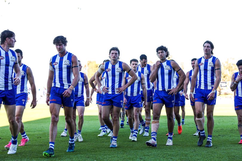 North Melbourne were humbled by Fremantle in Bunbury.