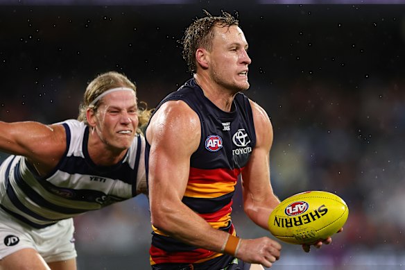 Inspirational Crows skipper Jordan Dawson.