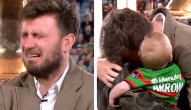 NRL fans pay tribute to Jai Arrow before Rabbitohs game with Broncos in wake of MND diagnosis.