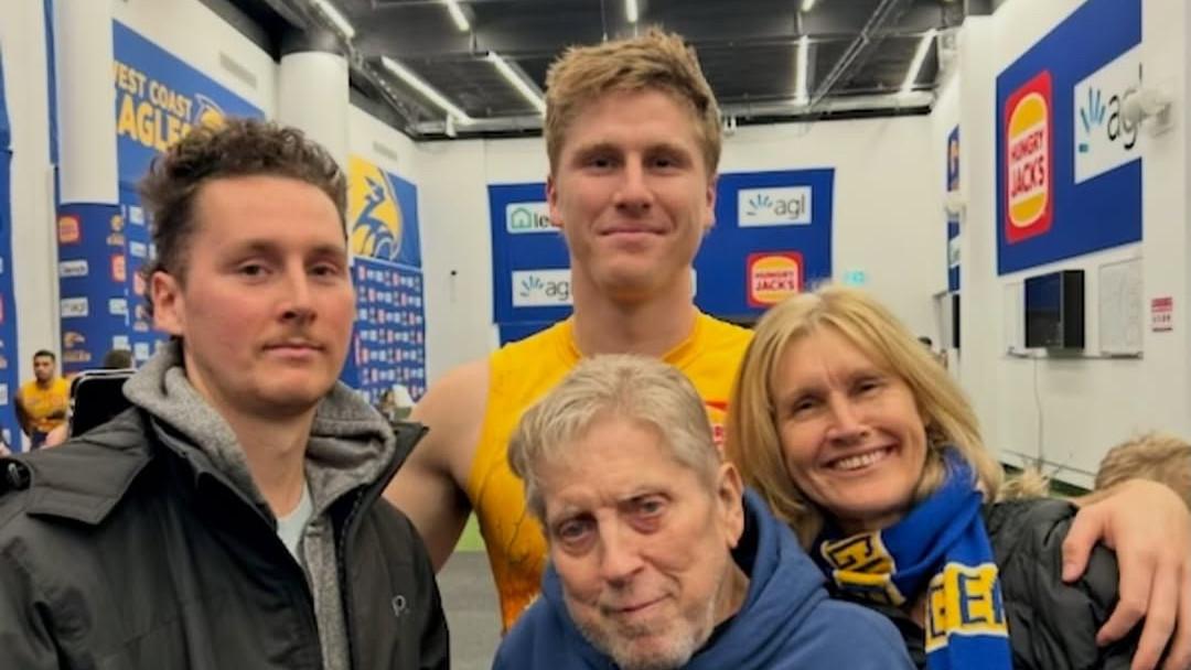West Coast Eagles key defender Harry Edwards shares heartbreaking family update